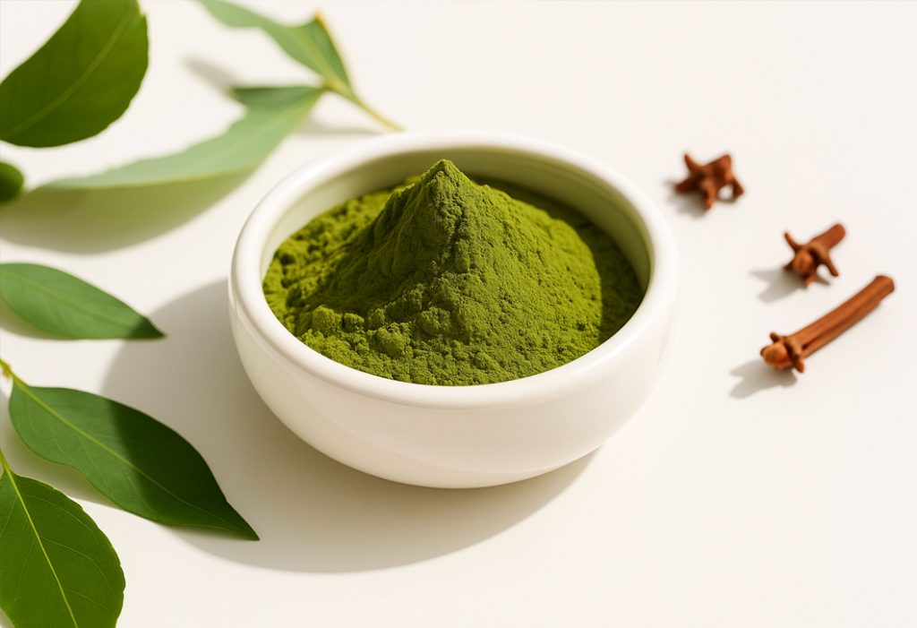 Men putting henna on their hands